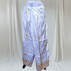 Custom Tailored Pashmina Embroidered Lavender Trouser